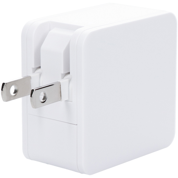 AC充電器/USB充電器/最大4.8A/3ポート/コンパクト/軽量/SmartIC/iPhone、iPad、スマートフォン、タブレットPC、モバイルバッテリー、加熱式タバコ等/ホワイト