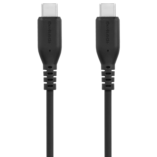 スマホ・タブレット用USBケーブル/USB（C-C）/Power Delivery対応/PD100W/eMarker+Mini-Breaker搭載/過熱防止機能搭載/断線に強い/1m/100cm/ブラック