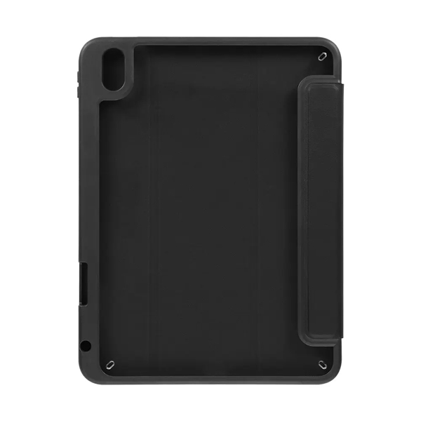 タブレットケース/第1世代Apple Pencil収納用ペンホルダー付き/iPadケース/iPadケース iPad 10.9インチ(第10世代)対応/3WAY/マグネットカバー/チャコールブラック