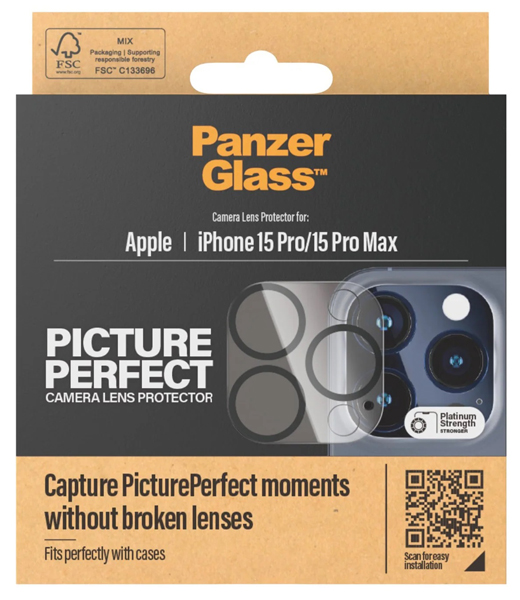 PanzerGlass PicturePerfect Camera Lens Protector iPhone 15 Pro/15 Pro Max