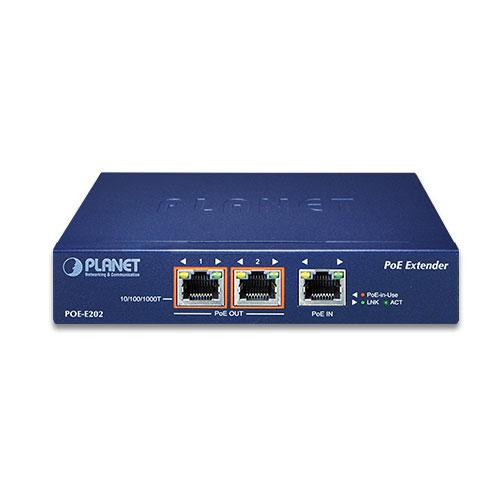 1ポート802.3at PoE+ - 2ポート802.3af/at ギガビットPoE エクステンダー