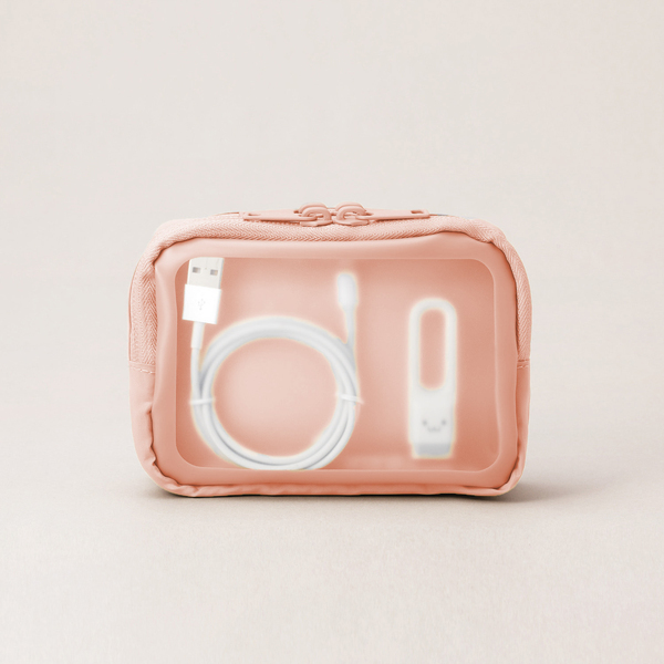ナカ見え ガジェットポーチS ピンク