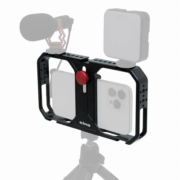King K-MPC6080 アルミ製スマートフォンケージ 衝撃保護