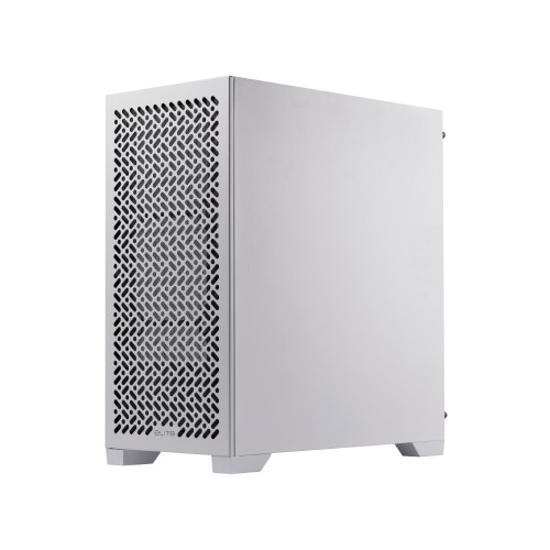 Elite 302 White Lite/MicroATXケース/ホワイト/大型吸気グリルを備えたマグネット式フロントパネル/360mmラジエーター対応/最大365mmのGPU対応/USB Type-Cポート搭載