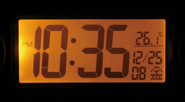 電波時計 大音量 目覚まし時計 電子音20種アラーム 温度 カレンダー フィットバトラー ジューク