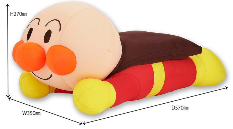 乗ってあそぼう！ アンパンマン もぎゅもぎゅ ビーズぬいぐるみ