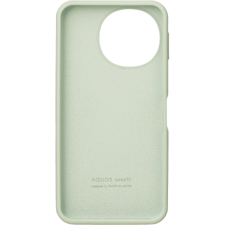 AQUOS sense10用 SHARP純正シリコンケース ペールミント