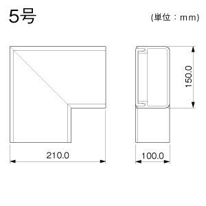 平面マガリ 5号 クリーム