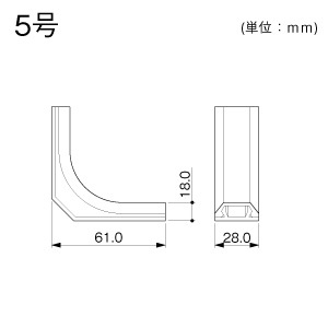 5 タチアゲ N-WP グレー