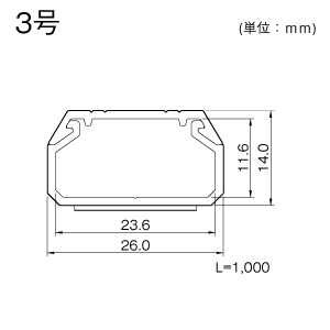 テープ付ニュー・エフモール 3号 ブラウン
