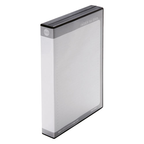 DVDトールケース（10枚収納・3枚セット・ブラック）