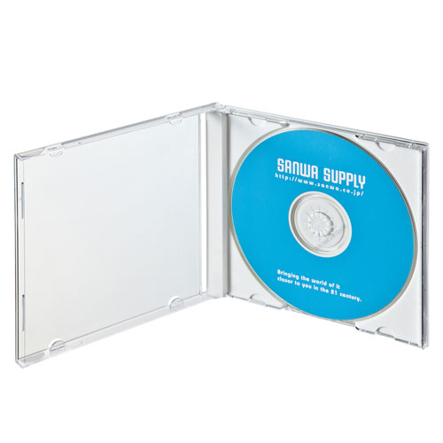 Blu-ray・DVD・CDケース（10枚セット・ホワイト）