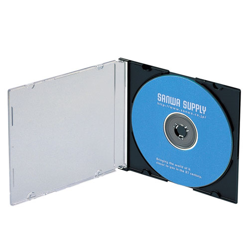 Blu-ray・DVD・CDケース（スリムタイプ・100枚セット・ブラック）