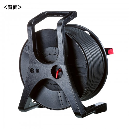 屋外用巻取り延長CAT6A LANケーブル