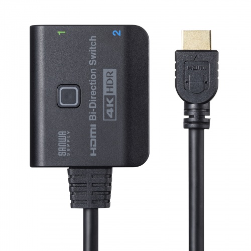 4K・HDR・HDCP2.2対応HDMI切替器（2入力・1出力または1入力・2出力）