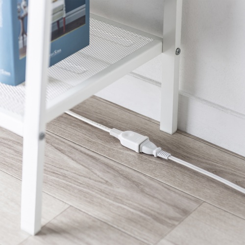 プラス1個口延長コード（2P・1個口＋1個口・5m・ホワイト）