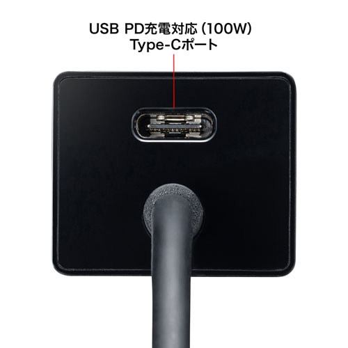 USB Type-Cハブ付き ギガビットLANアダプタ