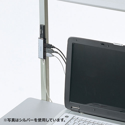 USB2.0ハブ（ブラック）