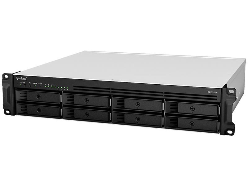 高性能2U8ベイNASサーバー RackStation RS1221RP+ HDD非搭載モデル