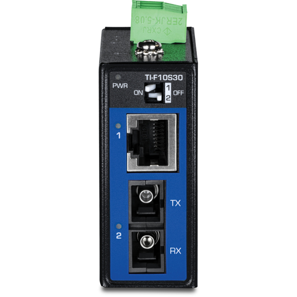 産業用 100Base-FX シングルモードSCファイバー コンバーター (30km)