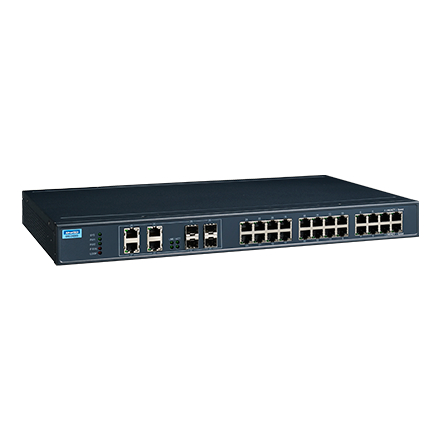 産業用コミュニケーションEKI 24GE + 4G Combo Port Unmanaged Switch with Wide Temperature