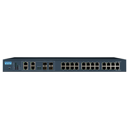 産業用コミュニケーションEKI 24G + 4G Combo Port PoE Managed Switch w/Wide Temp