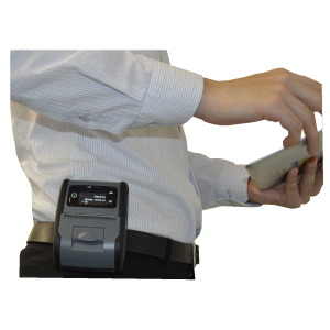 紙幅58mmモバイルタイプライン印字方式小型サーマルプリンタ（Bluetooth・USB・無線LAN） 有機ELディスプレイ