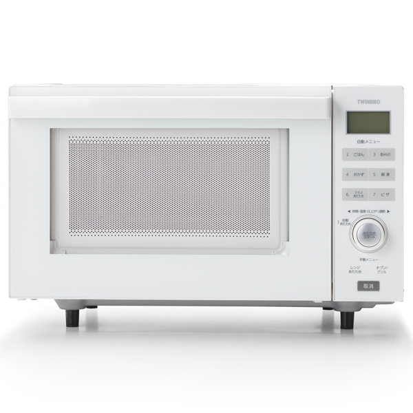 センサー付フラットオーブンレンジ ホワイト