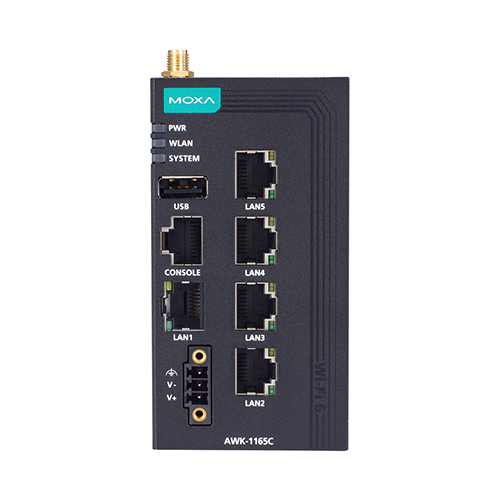 エントリーレベル5ポート 産業用 IEEE 802.11ax ワイヤレスブリッジ