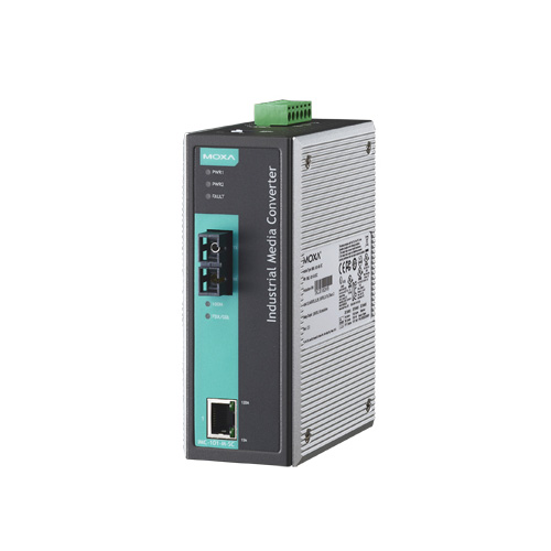 産業用IEC 61850/EN50155イーサネット⇒ファイバーメディアコンバータ/シングルモードSCコネクタ/1アイソレート電源