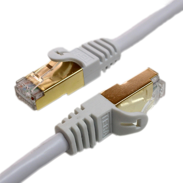 通信速度最大10Gbps伝送帯域最大700MHz、カテゴリー7LANケーブル 2m ホワイト