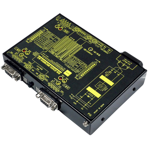 RS232Cマルチコマンダー（AC90-250V仕様）コマンド/レスポンス自動経路切替器［高価な計測機などを2台のPCで共有したいという時に] RS232Cマルチマスター