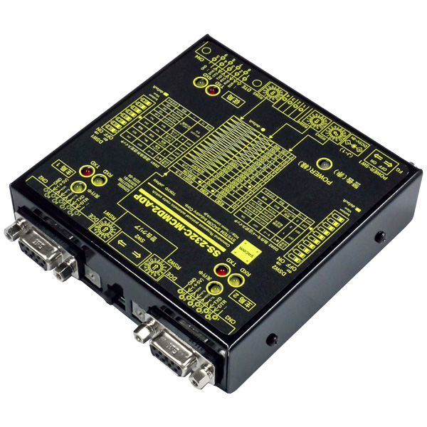 RS232Cマルチコマンダー（ACアダプタ仕様）コマンド/レスポンス自動経路切替器［高価な計測機などを2台のPCで共有したいという時に] RS232Cマルチマスター