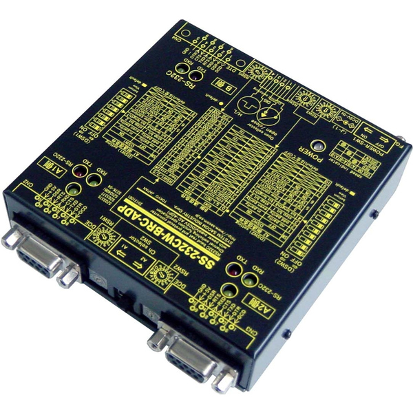 ボーレート変換機能付きRS232C 2ch切換器（ACアダプタ）Dsub9P（メス/インチ）x2⇔Dsub9P（オス/インチ）