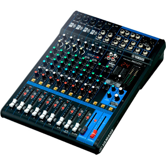 12チャンネルミキシングコンソール、SPXデジタルエフェクト24種搭載、USB I/F機能付属