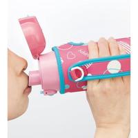 子供用　水筒　ハート水玉　専用カバー付き
