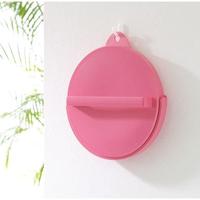 ソフトバケツ（フタ付き）ピンク