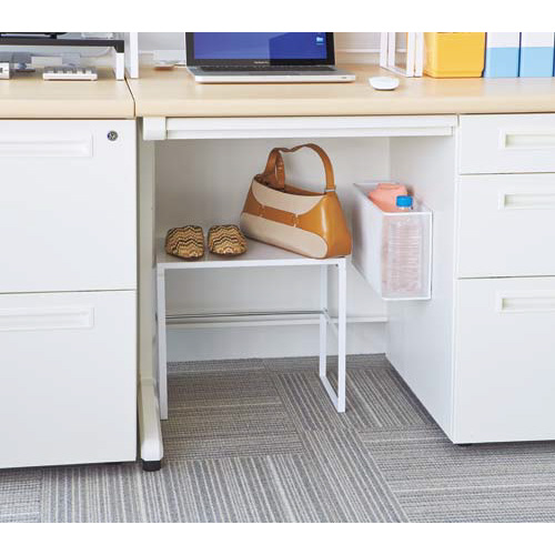 机上台　トールタイプ　幅３９０ｍｍ　白