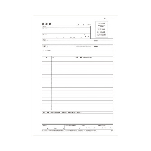 自分を活かす履歴書セット