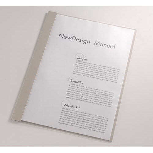 レポートファイル　Ａ４縦　グレー　１００冊