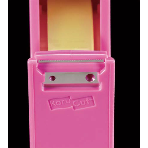 テープカッター　カルカットハンディ小巻ピンク×５