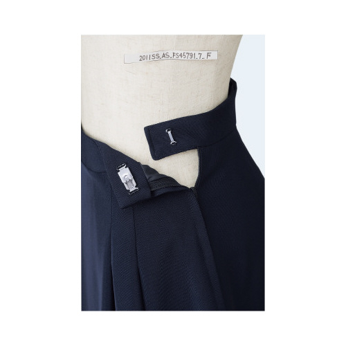 ソフトプリーツスカート　ブラック　１３号