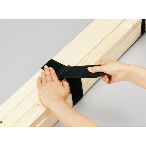 結束テープ　幅５０×１０５０ｍｍ　ブラック　１０本