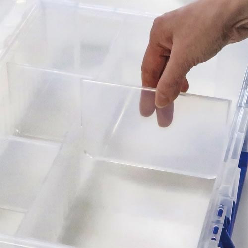 パーツストッカー　ＰＳ－４００Ｆ　クリア