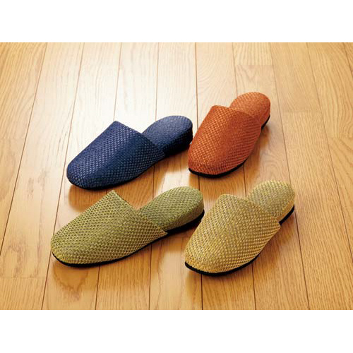 プリペラ柄スリッパ　グラスグリーン　５足入