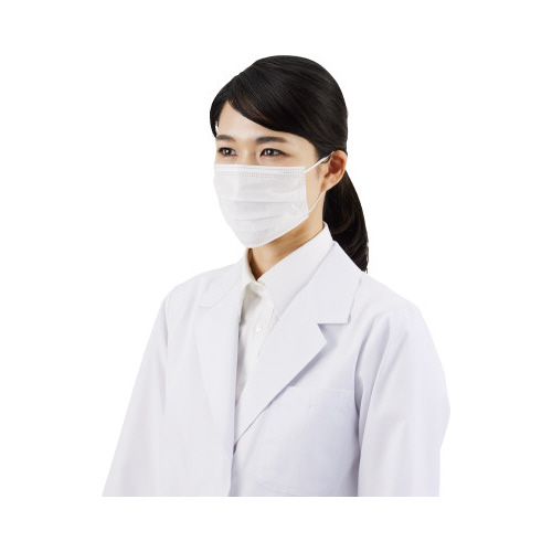 ３層式サージカルマスク　ホワイト　５０枚×２０