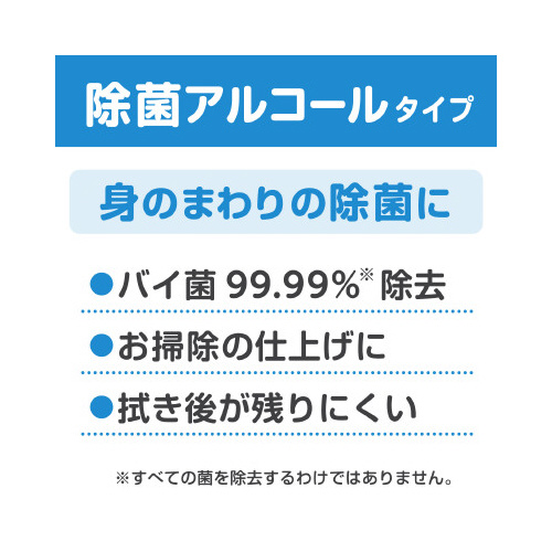 ウェットティシュー除菌アルコール　スヌーピー×２４