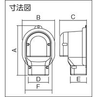 壁面取出しカバーＰ　グレー　ＤＡＳ２８０４Ｈ