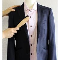 洋服ブラシ　黒毛　クリア