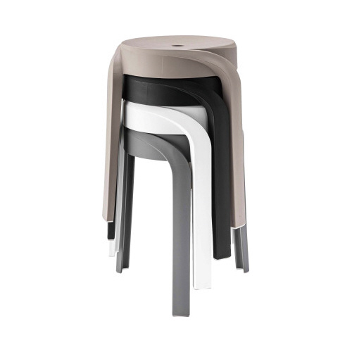 ３本脚スツール　ＰＣ－８６０グレー　６脚セット